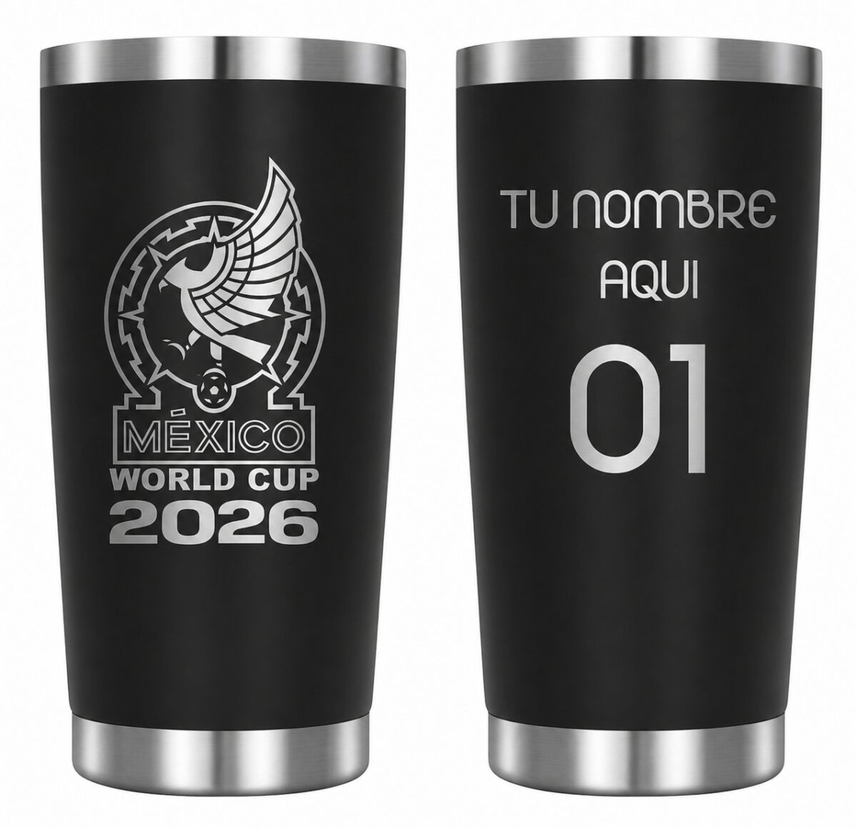 Vaso térmico personalizado México 2026 20 oz